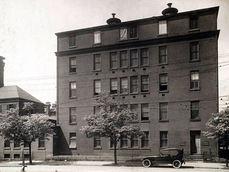 Pathology history building 1921 after fire