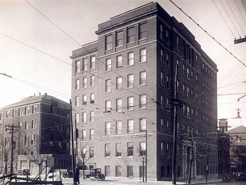 Pathology history building 1923