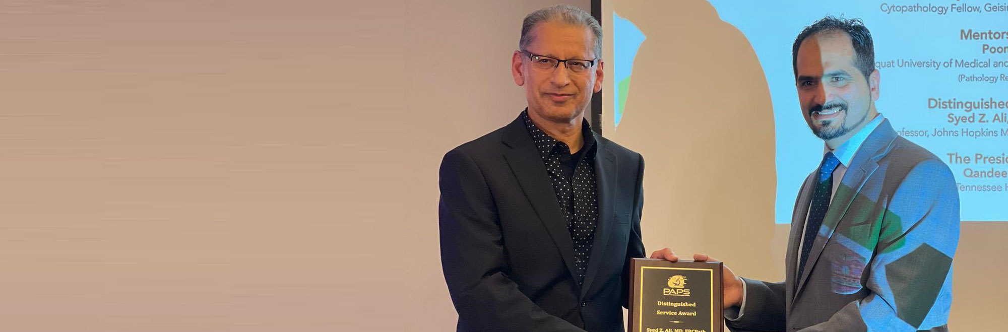 Syed Ali -Distinguished Service Award
