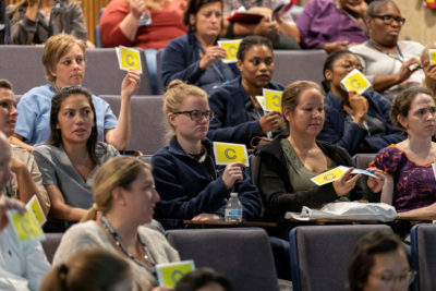 Pathology symposium audience