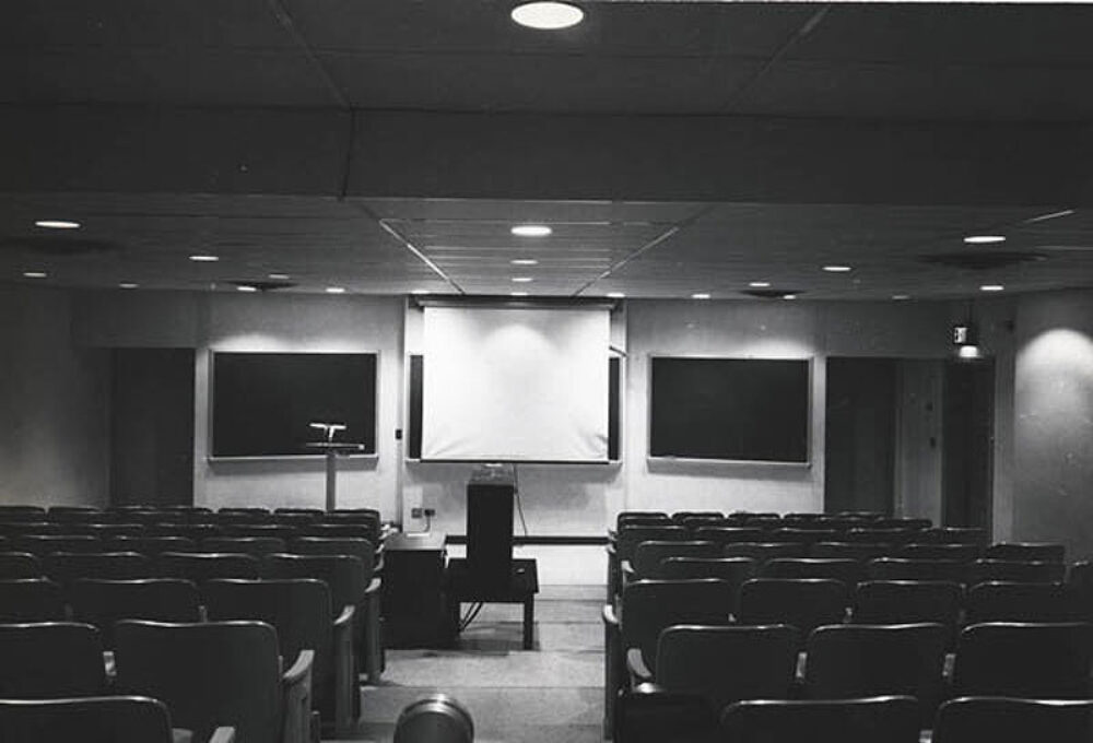 Pathology history lecture room