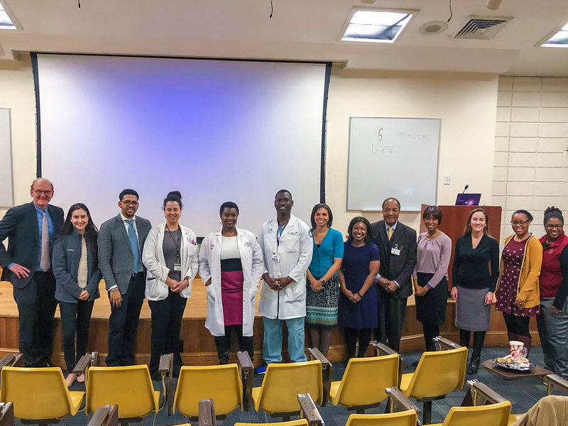 Drs. Alisha Ware, Marissa White, Tricia Murdock & Ralph Hruban at Howard University School of Medicine - 2017
