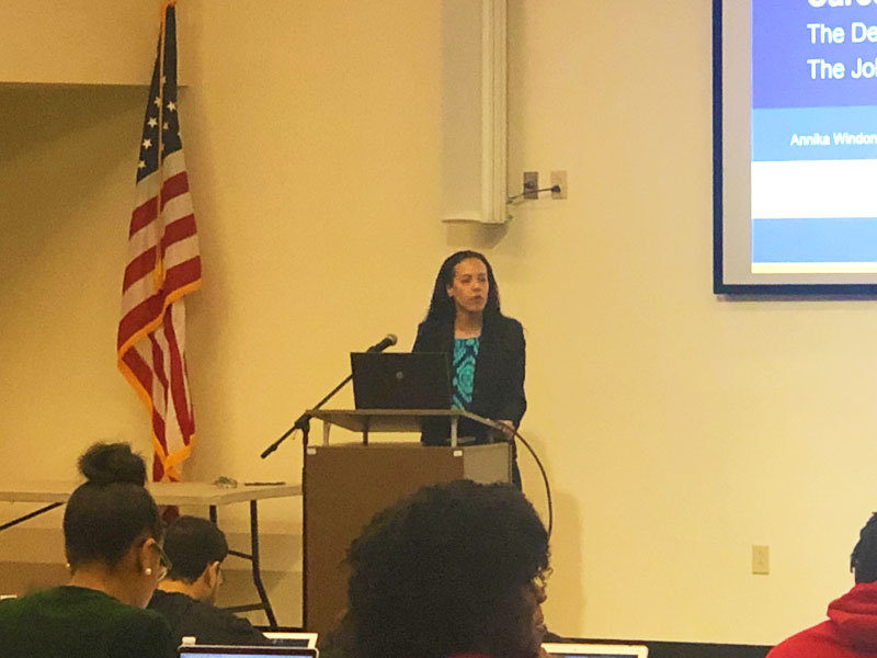 Dr. Annika Windon at the Meharry Medical College - 2019
