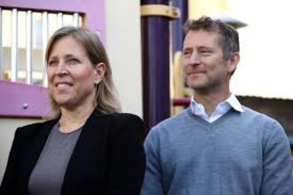 Susan Wojcicki and Dennis Troper