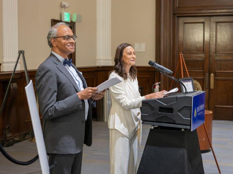 Manu Bhagavan and Minni Bhagavan Gopal 2025 Bhagavan professorship
