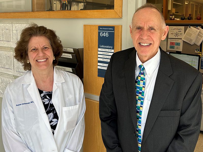 Sue Eshleman and Brooks Jackson