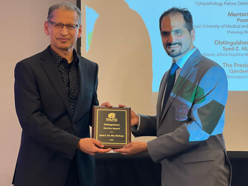 Syed Ali - Distinguished Service Award USCAP 2022
