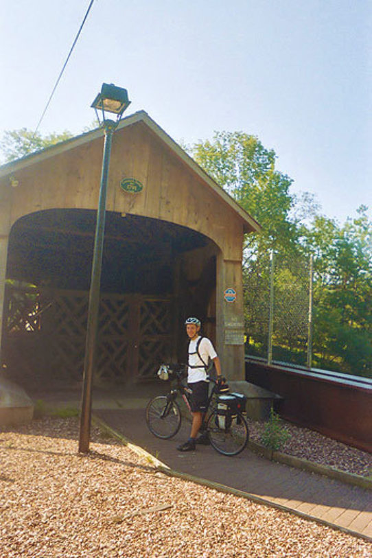 Jake Moskovitz bikeathon - Comstock Bridge Connecticut