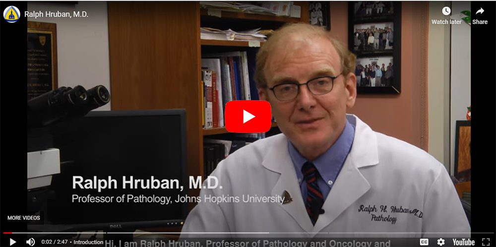 Ralph Hruban Types of Pancreatic Tumors video